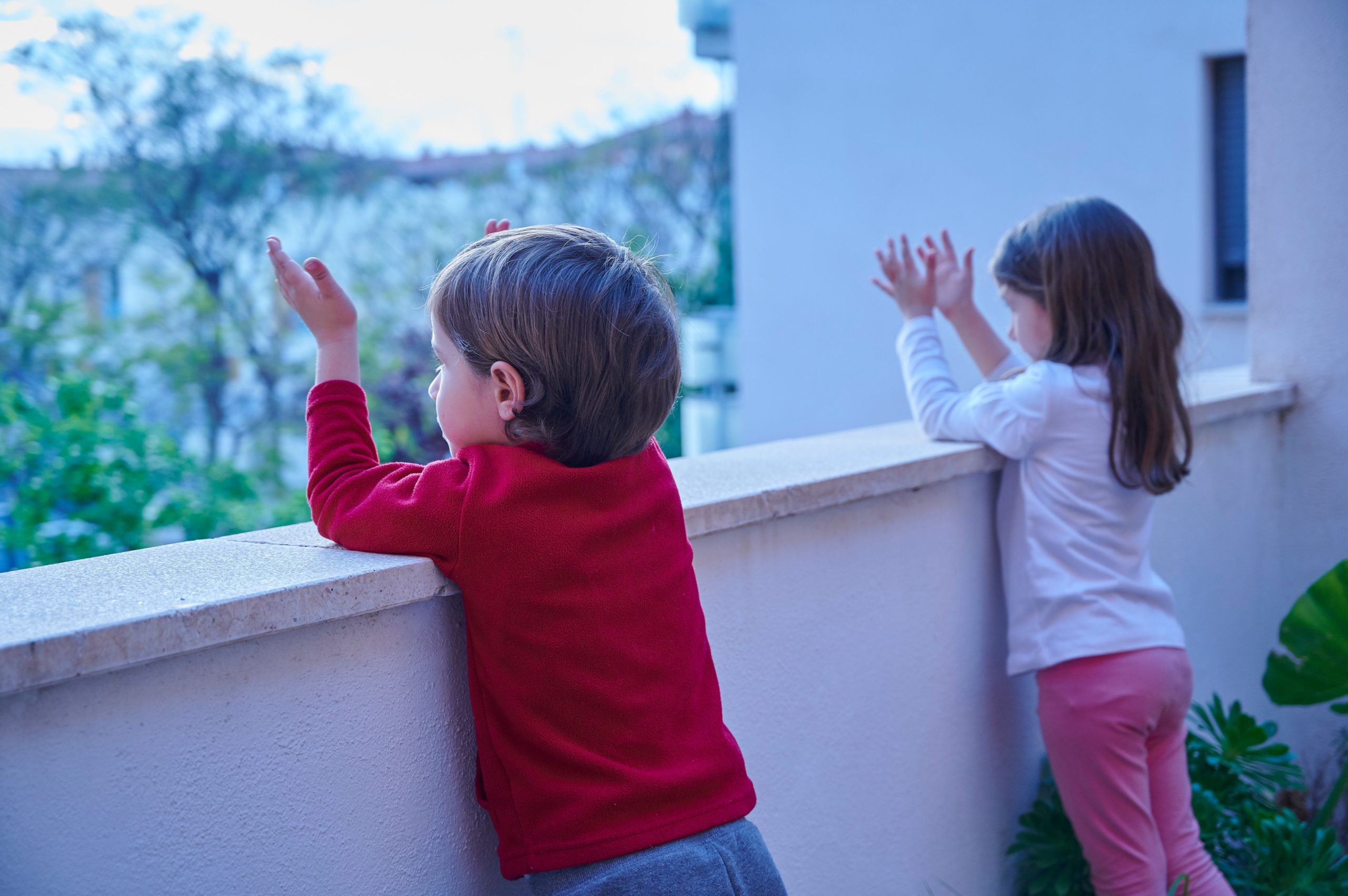 Padres separados, chicos en cuarentena